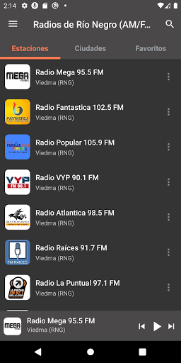 Android application Radios de Río Negro (AM/FM) screenshort