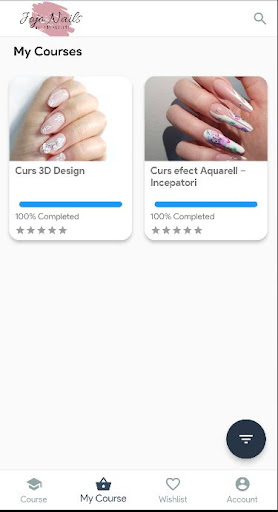Jojo Nails Academy training Screen 3