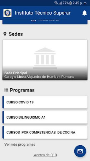 Instituto Técnico Superar Screen 2