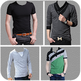 Man In T-Shirt Photo Suit icon