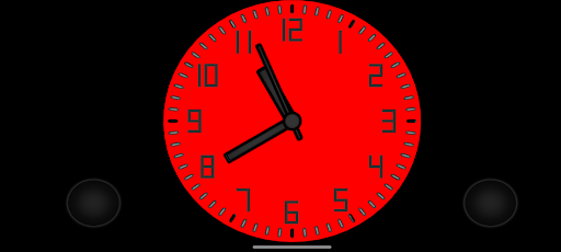 Android application Analog alarm clock hpr screenshort