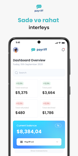 Android application Payriff screenshort