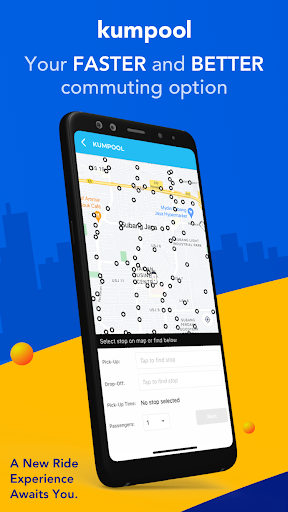 Android application Kumpool – Ride-pooling app screenshort