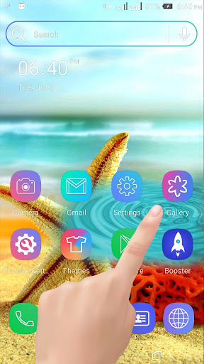 Star Fish Water Ripple LWP Screen 2
