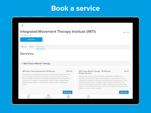 Integrated Movement Therapy Screenshot