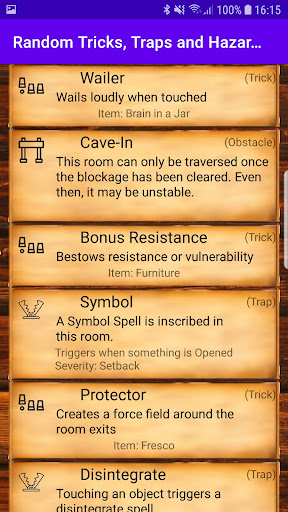 Random Tricks, Traps + Hazards Screen 2
