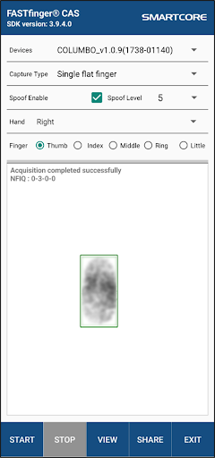 FASTfinger® CAS Screen 2