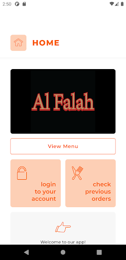 Android application Al Falah LS12 screenshort