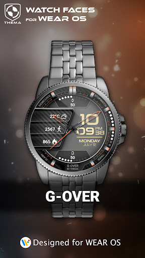 Android application G-Over Watch Face screenshort
