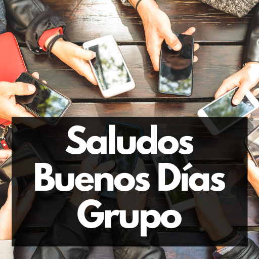 Saludos buenos días grupo logo