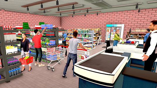 超市收銀店遊戲