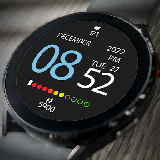 Android application Digital Watch Face Key 009 screenshort