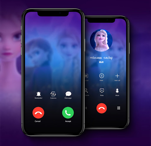 Android application Princess Fake Call & Chat screenshort