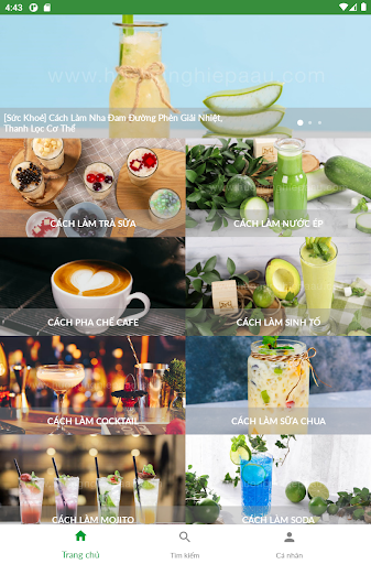 Pha chế đồ uống - Học pha chế