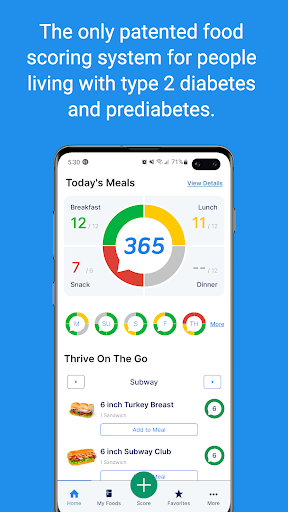 Android application Thrive365 screenshort