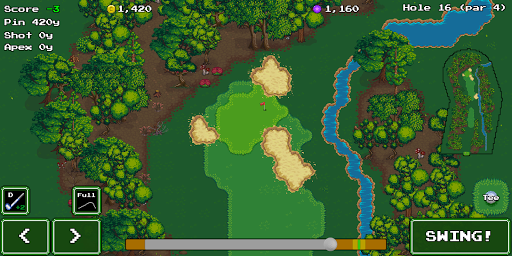 Android application Golf 16-bit screenshort