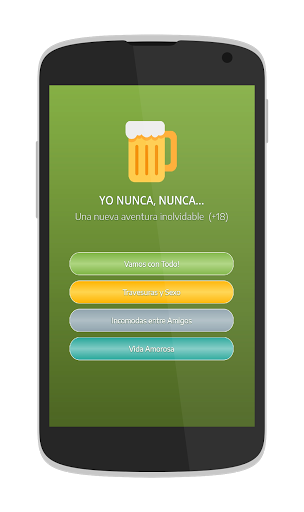 Android application Yo nunca, nunca screenshort