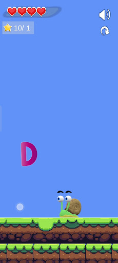 Android application Falling letters screenshort