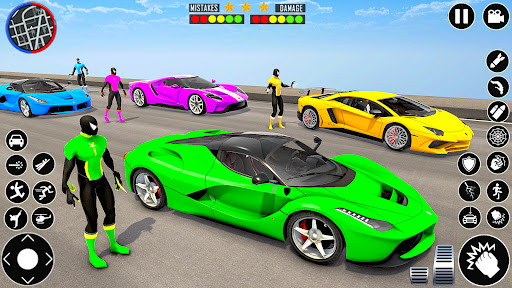 Jogo de acrobacias carros GT screenshot 1