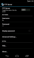 screenshot of FTP Server