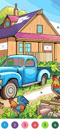 Game screenshot Country Farm Coloring Book apk download