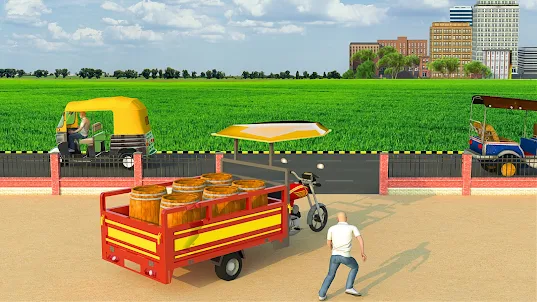 City Tuk Tuk Rickshaw Games 3D
