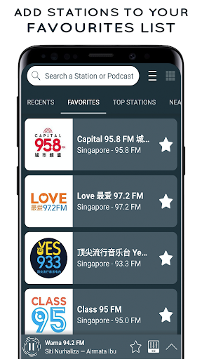Radio Singapore: Radio Online + FM Radio Singapore screenshot 3