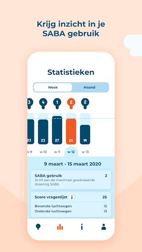 Astma app Screen 2