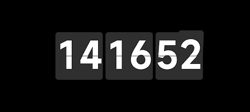 Android application FlipClock screenshort