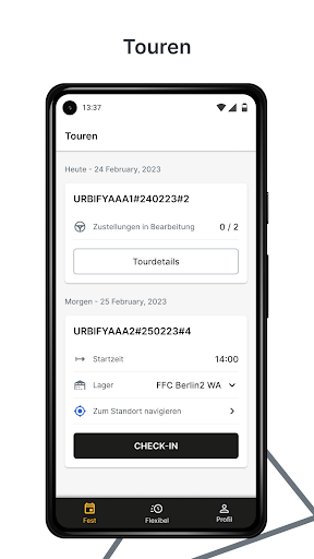 Android application Urbify screenshort