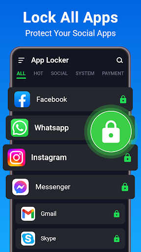 App Lock - Fingerprint Lock Screenshot 1 - AppWisp.com