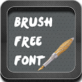 Brush Font Style icon