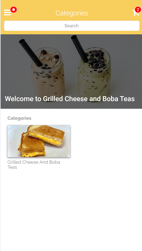 Grilled Cheese and Boba Teas Screen 2