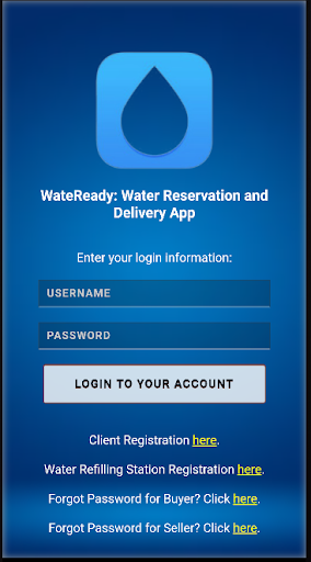 WateReady Screen 2