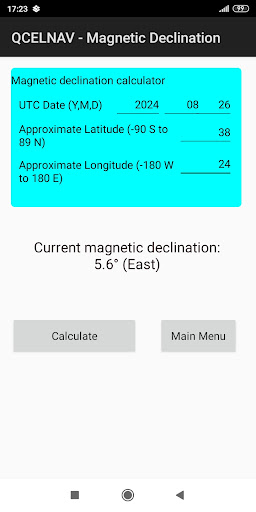 Quick Celestial Navigator Screen 3