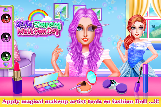 Android application Girls Shopping Mall Fun Day screenshort