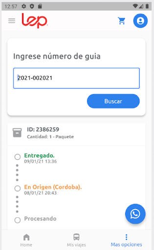 buses Lep horarios y reservas