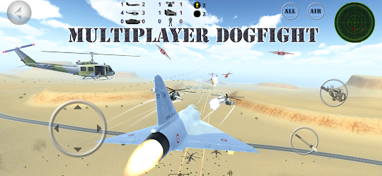 Fighter 3D Multiplayer-激烈的空戰