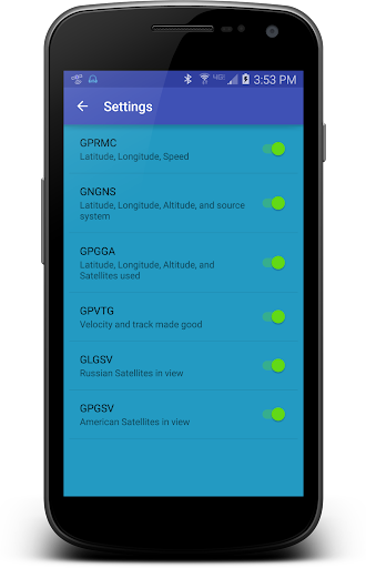 GPS Server Screen 2