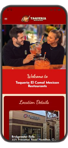 Android application Taqueria El Comal screenshort