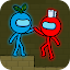 Red and Blue Stickman : Animat