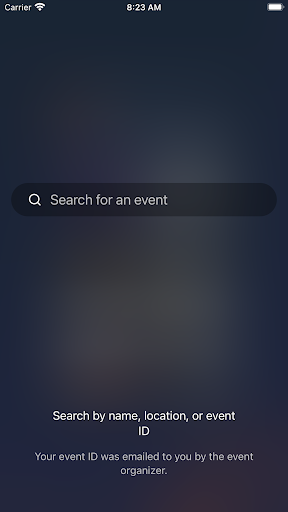 TLC Events Screen 2