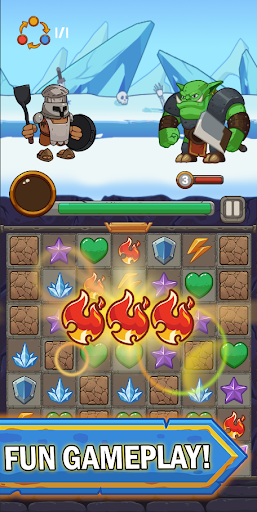 Knight Quest: Match-3 RPG Screen 2