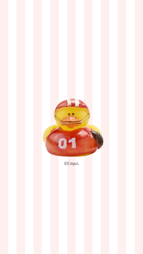Android application 카카오톡 테마 - 포츠덕스_레드 screenshort
