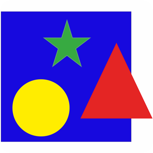 Colors and shapes for children logo