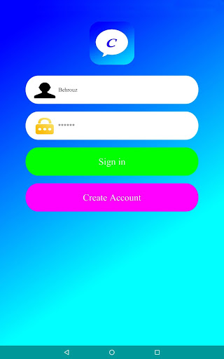 Android application Cameo screenshort