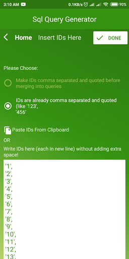 SQL Master Screen 3
