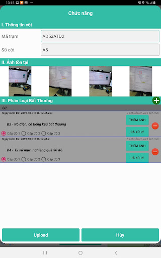 Android application EVNCPC KTHT screenshort