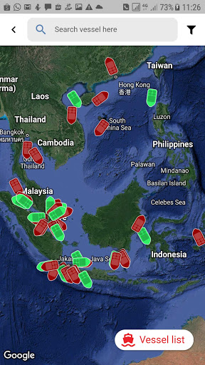 Vessel Information System (VIS Screen 2