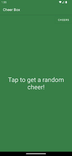 Android application Cheer Box screenshort